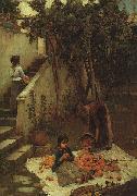 The Orange Gatherers, John William Waterhouse